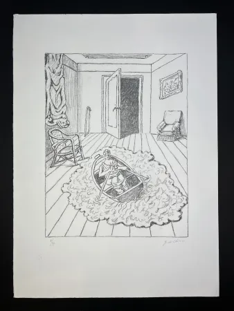 Litografia De Chirico - Il ritorno di Ulisse