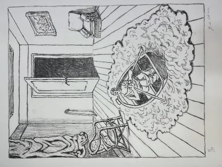 Litografia De Chirico - Il ritorno di Ulisse