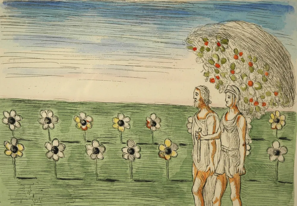 Água-Forte De Chirico - Visione misteriosa