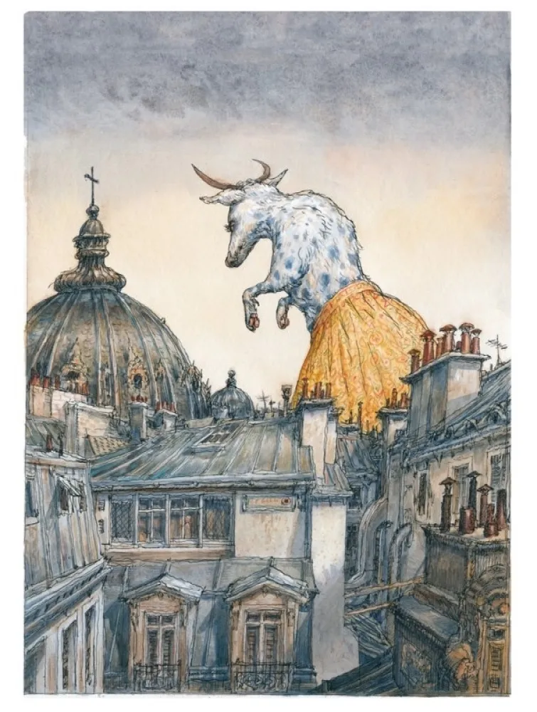 Gravura Digital De Crécy - Le Yokaï de la rive gauche