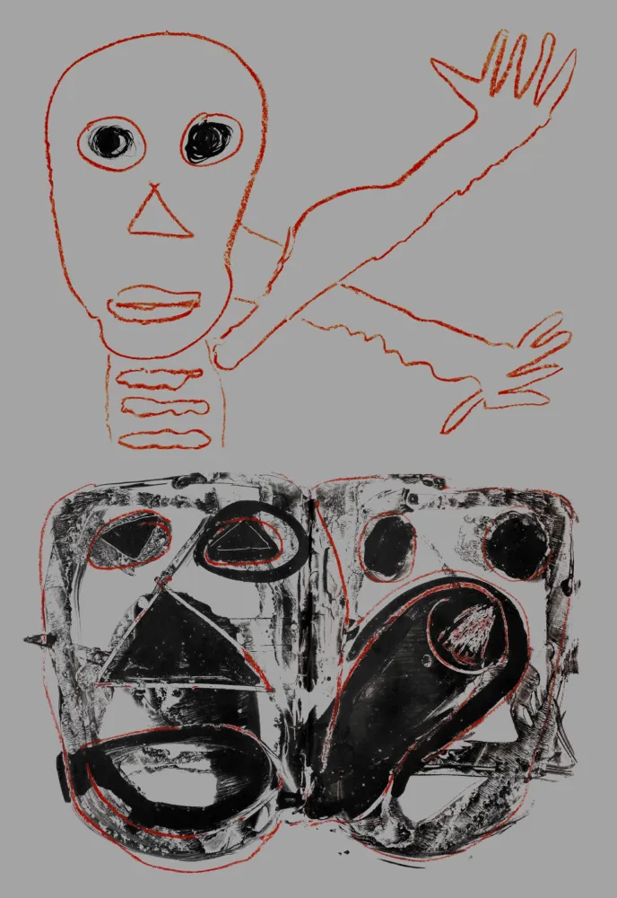 Gravura Digital De Jong - Macca-bêtes (gauche)