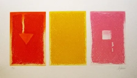 Água-Forte E Água-Tinta De Juan - Triptica en color II