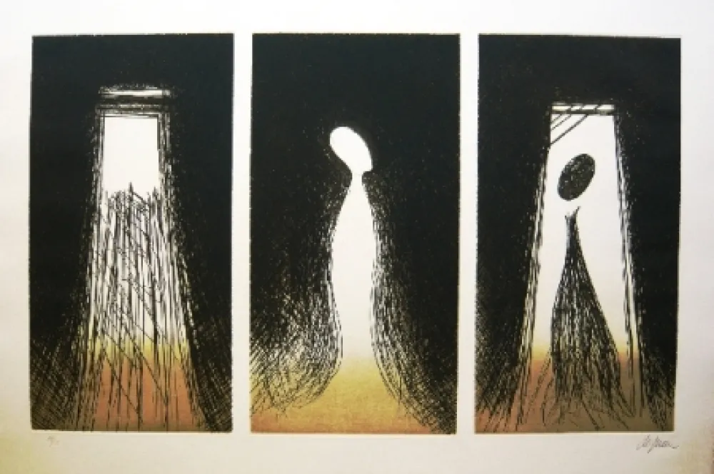 Água-Forte E Água-Tinta De Juan - Triptico