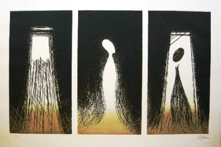 Água-Forte E Água-Tinta De Juan - Triptico