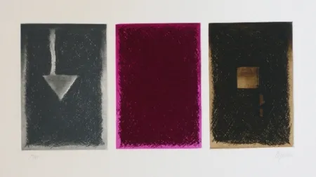 Água-Forte E Água-Tinta De Juan - Triptico en color I