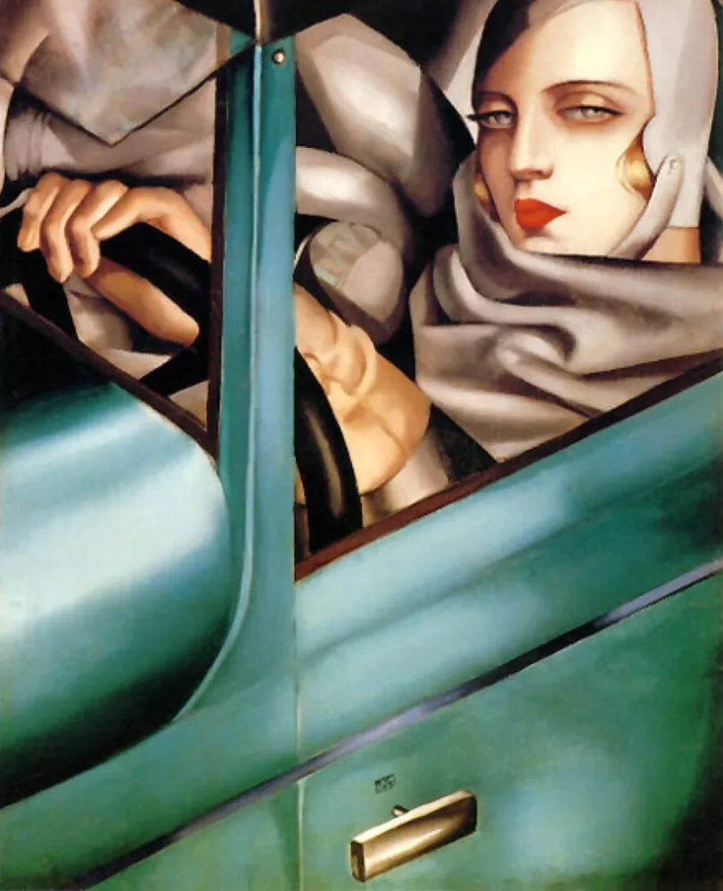 Litografia De Lempicka - Autoportrait 