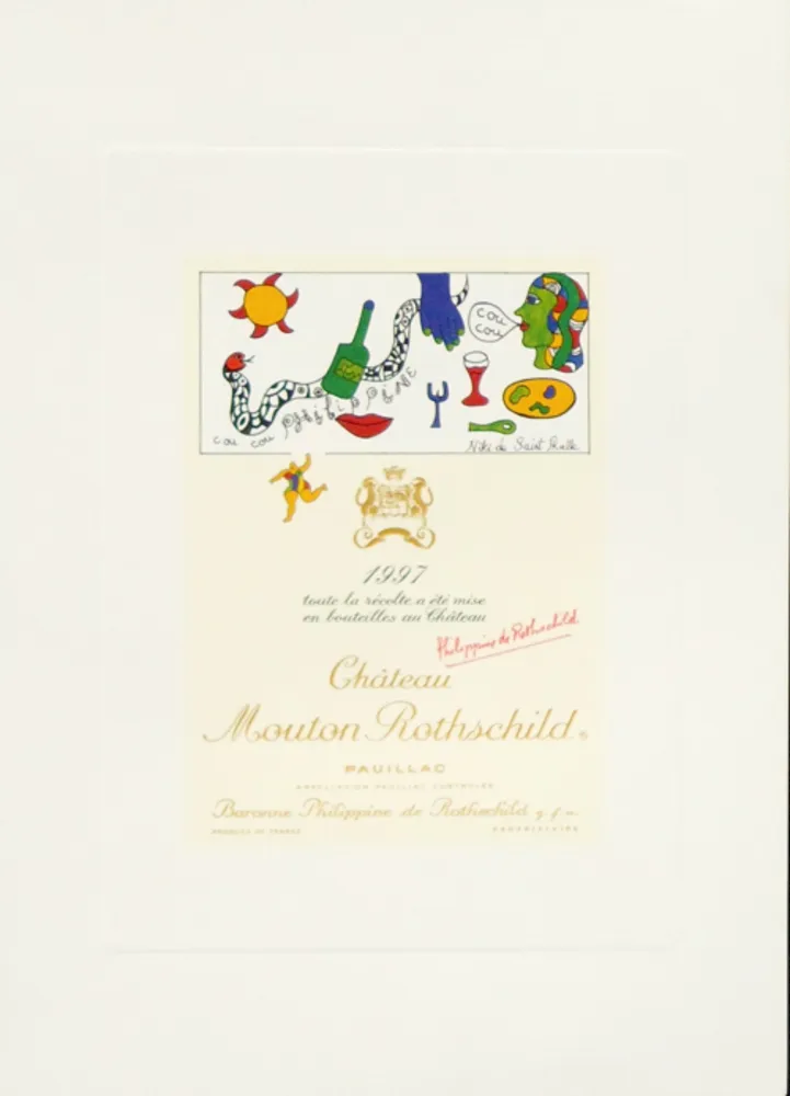 Litografia De Saint Phalle - Cou Cou Philippine 