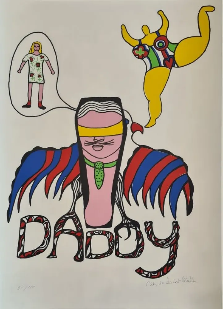 Serigrafia De Saint Phalle - Daddy 