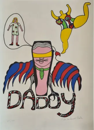 Serigrafia De Saint Phalle - Daddy 