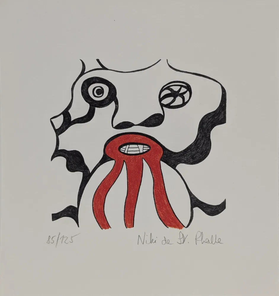 Litografia De Saint Phalle - Le Golem - Jerusalem 
