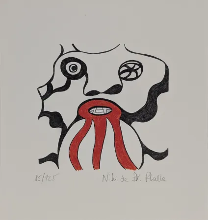 Litografia De Saint Phalle - Le Golem - Jerusalem 