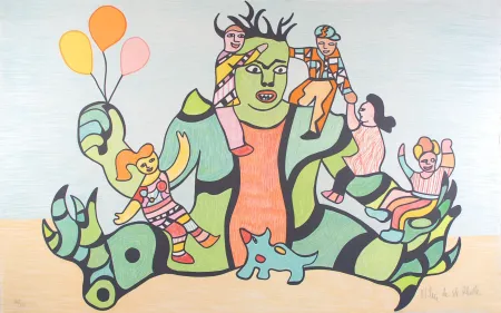 Litografia De Saint Phalle - Le Monstre