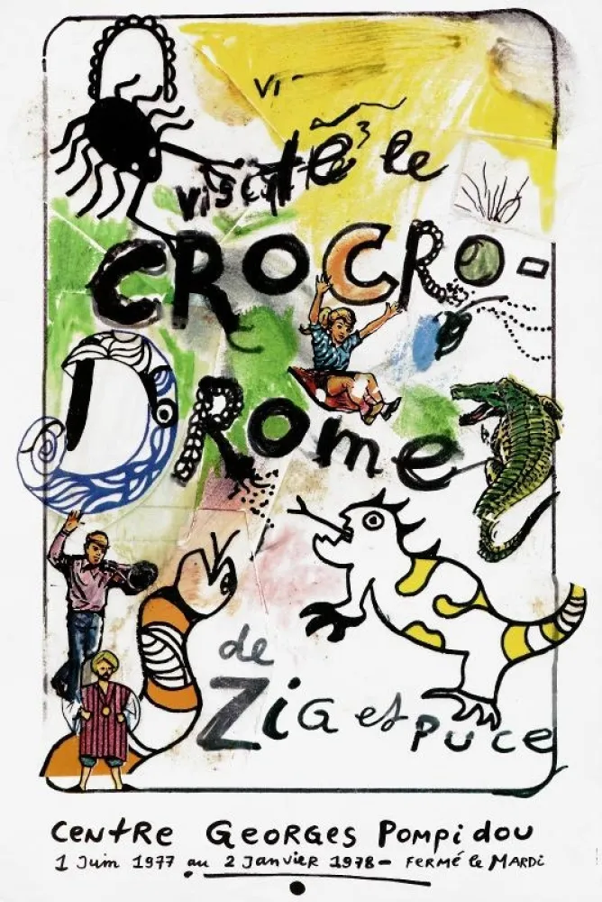 Cartaz De Saint Phalle - Visitez le crocrodrome de Zig et Puce