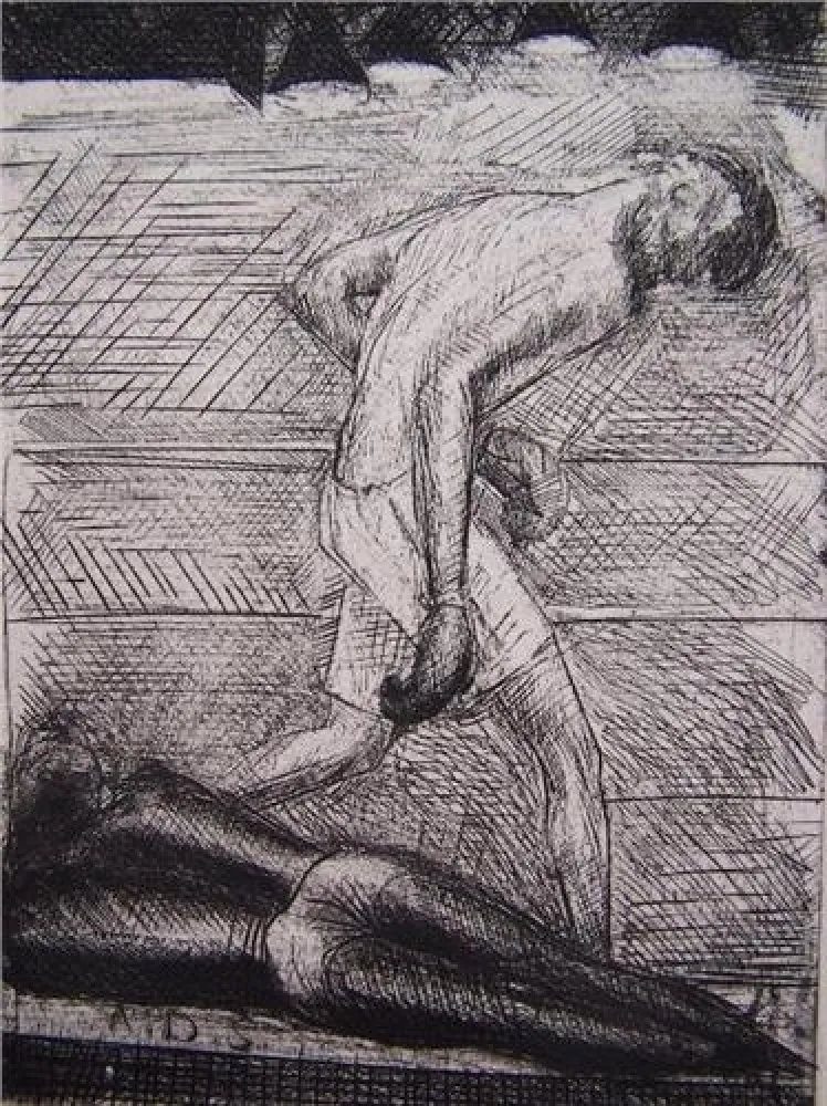 Água-Forte De Segonzac - Le KO du noir