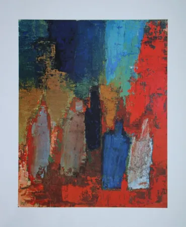 Litografia De Stael - Bouteilles