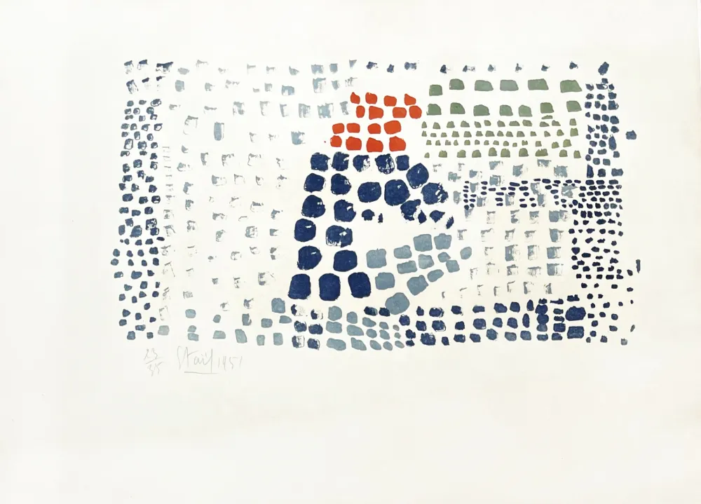 Litografia De Stael - Composition