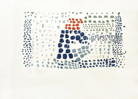 Litografia De Stael - Composition