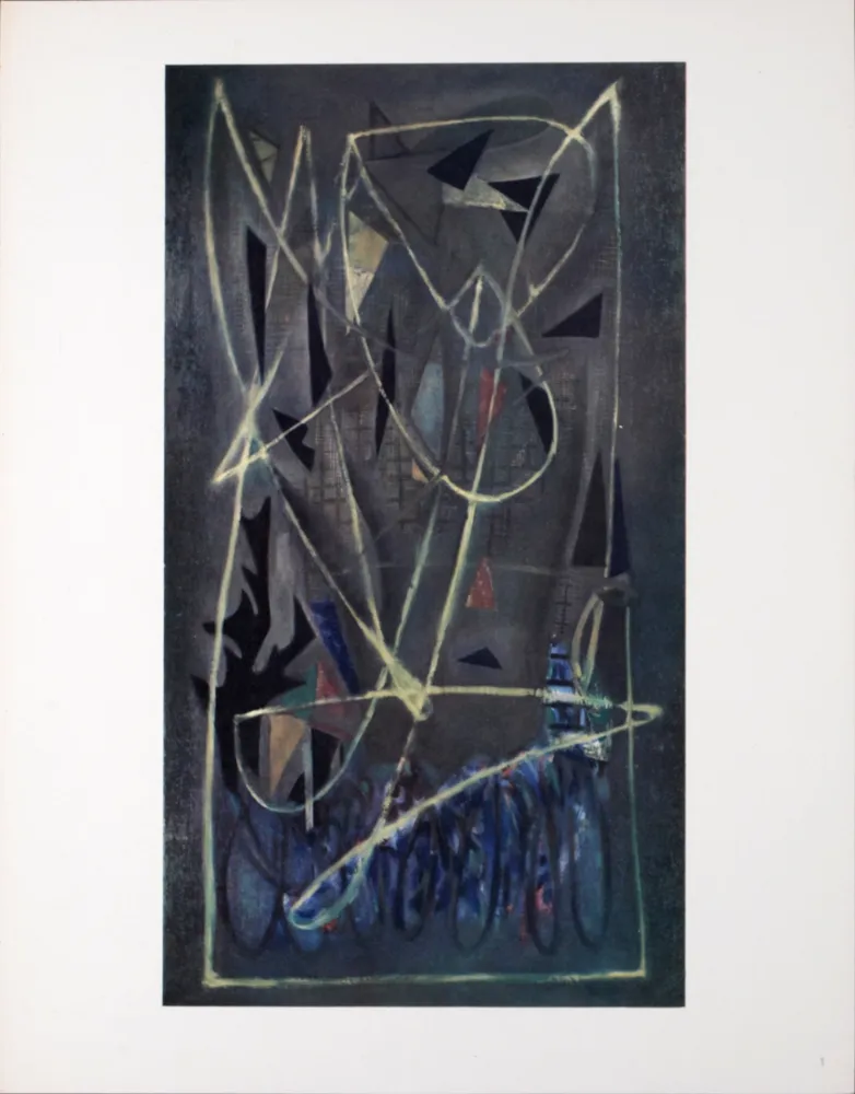 Offset De Stael - Composition, 1960.