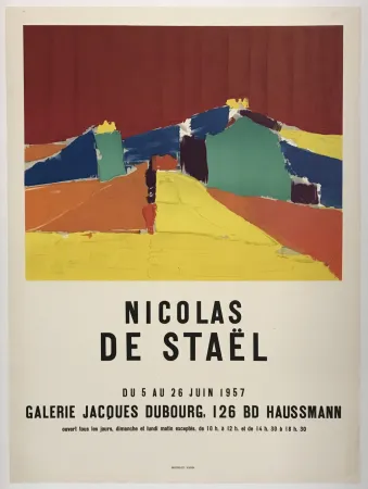Cartaz De Stael - Galerie Jacques Dubourg