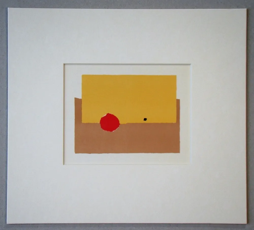 Litografia De Stael - La Pomme - 1952