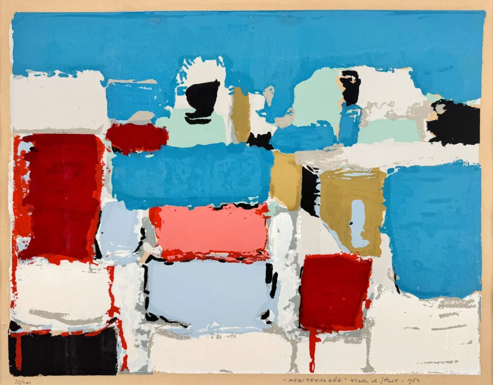 Estêncil De Stael -  Méditerranée 