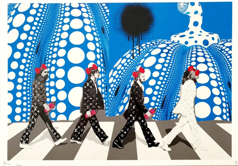 Gravura Digital Death Nyc - Beatles Blue