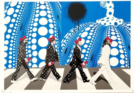 Gravura Digital Death Nyc - Beatles Blue