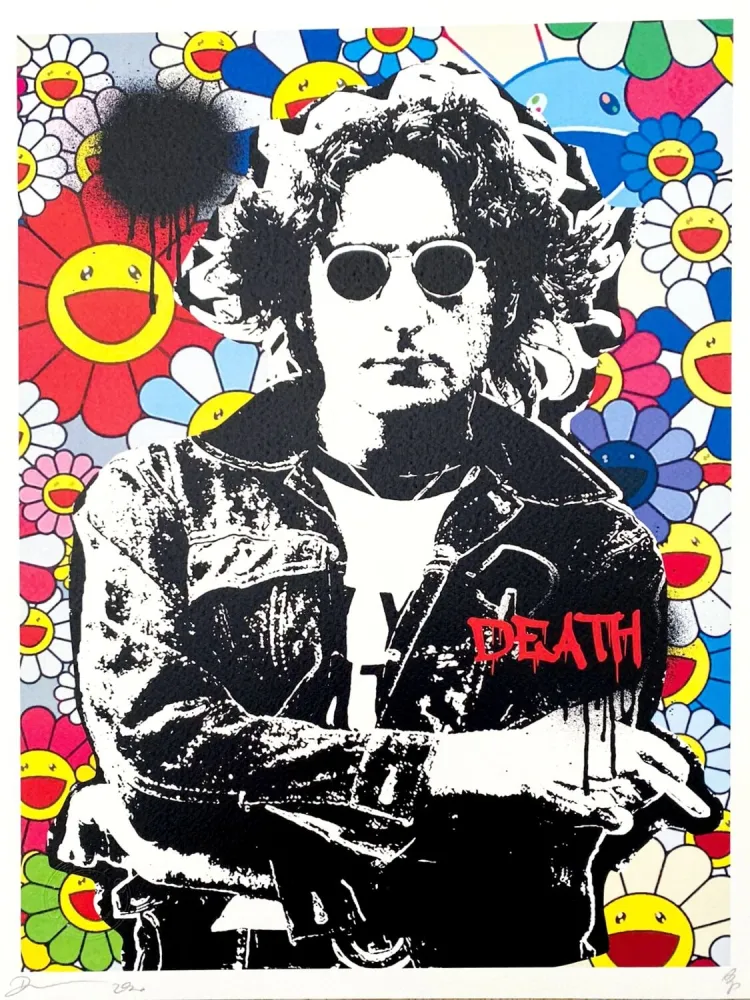 Gravura Digital Death Nyc - John Lennon