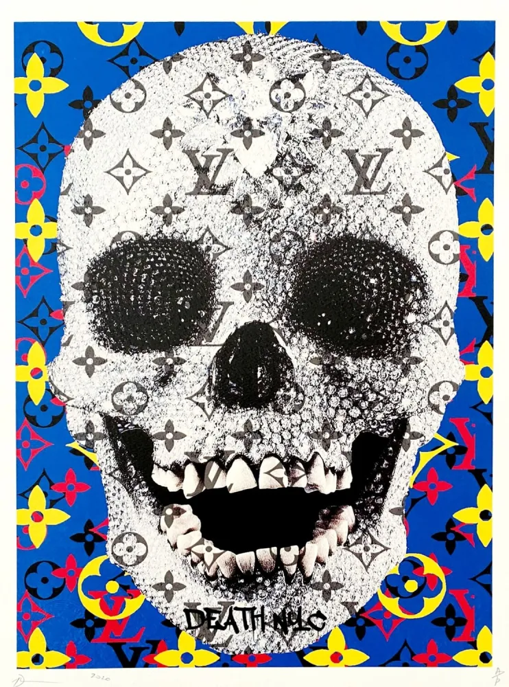 Gravura Digital Death Nyc - LV Skull