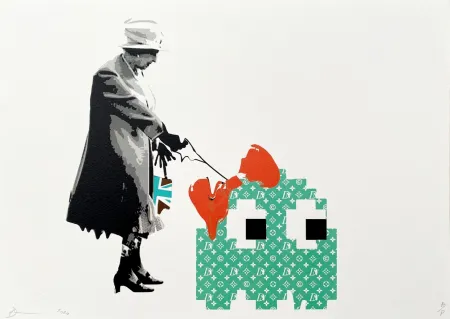 Gravura Digital Death Nyc - Queen Invader