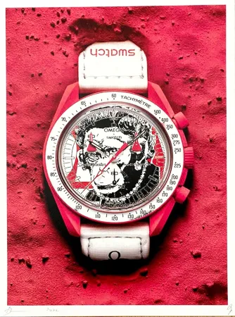 Gravura Digital Death Nyc - Swatch Red Monkey