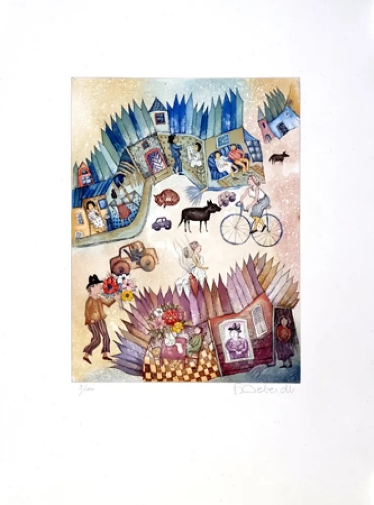 Água-Forte E Água-Tinta Deberdt - Les Bruyères