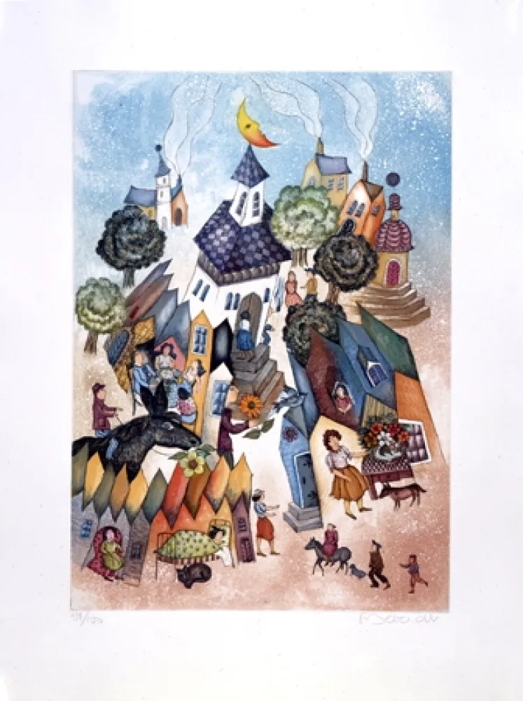 Água-Forte E Água-Tinta Deberdt - Rosette