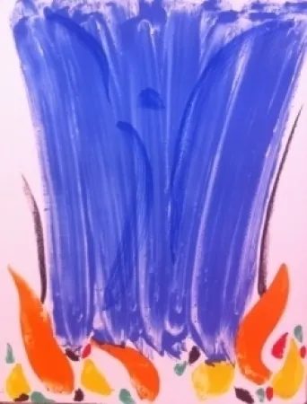 Litografia Debré - Composition abstrait