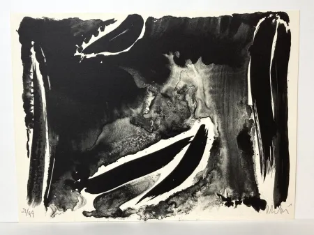 Litografia Debré - Les ambassadeurs, 1989.