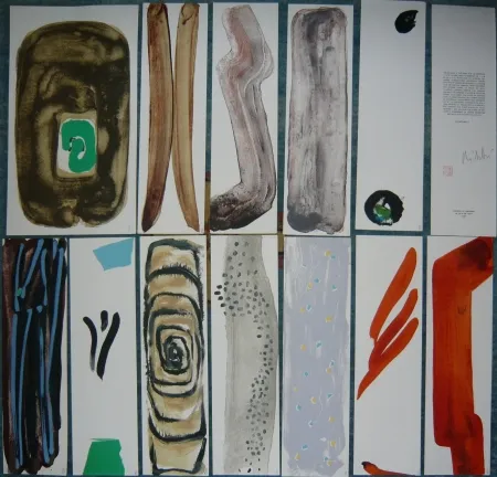 Litografia Debré - MU TEI - 13 lithographies signées