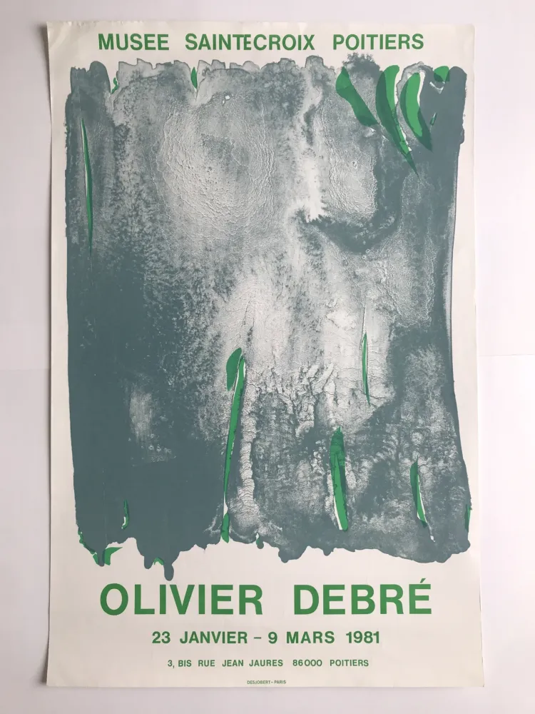 Cartaz Debré - Musée Sainte-Croix Poitiers / Signe-Paysage Tours