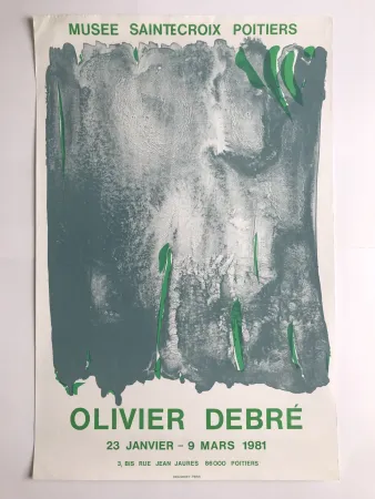 Cartaz Debré - Musée Sainte-Croix Poitiers / Signe-Paysage Tours
