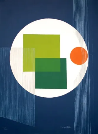 Água-Forte Debutler - Composition Bleu