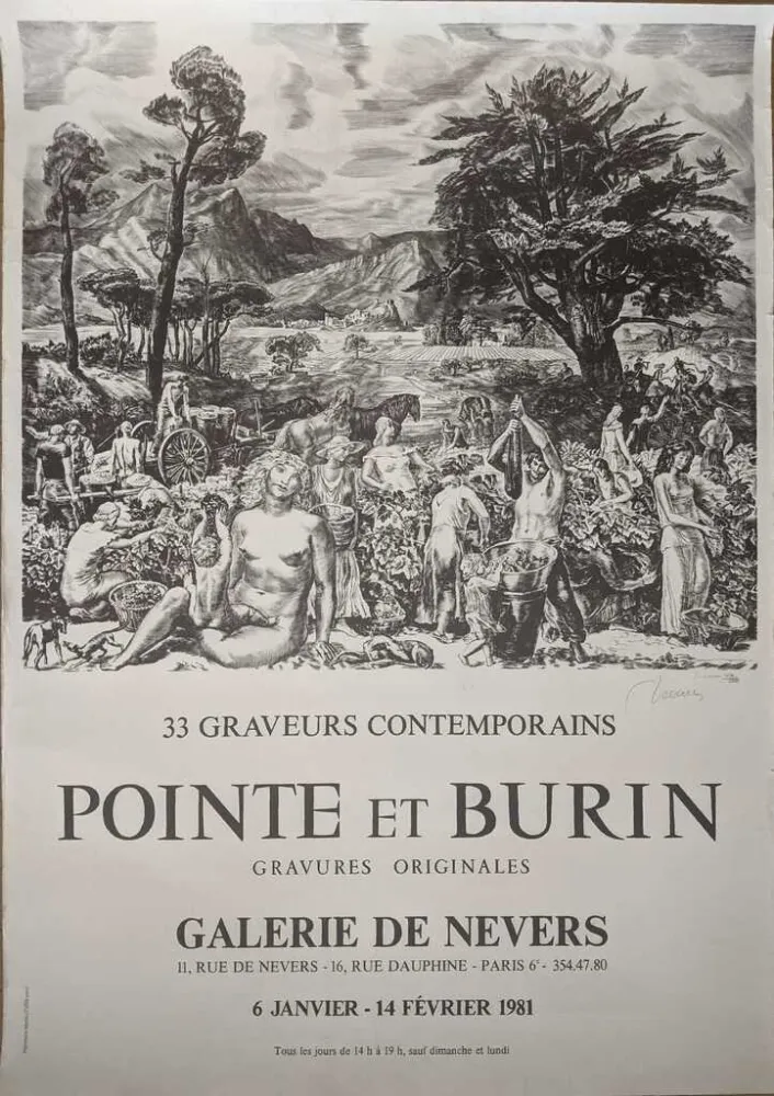 Cartaz Decaris - Grandes vendanges I