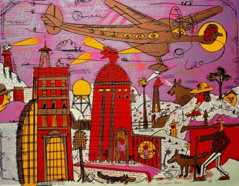 Litografia Deforest - Story of Flight II