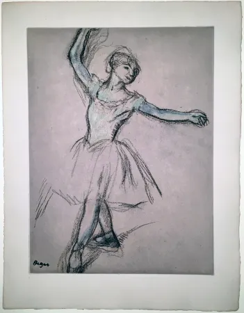 Água-Forte E Água-Tinta Degas - Danseuse (étude, vers 1878)