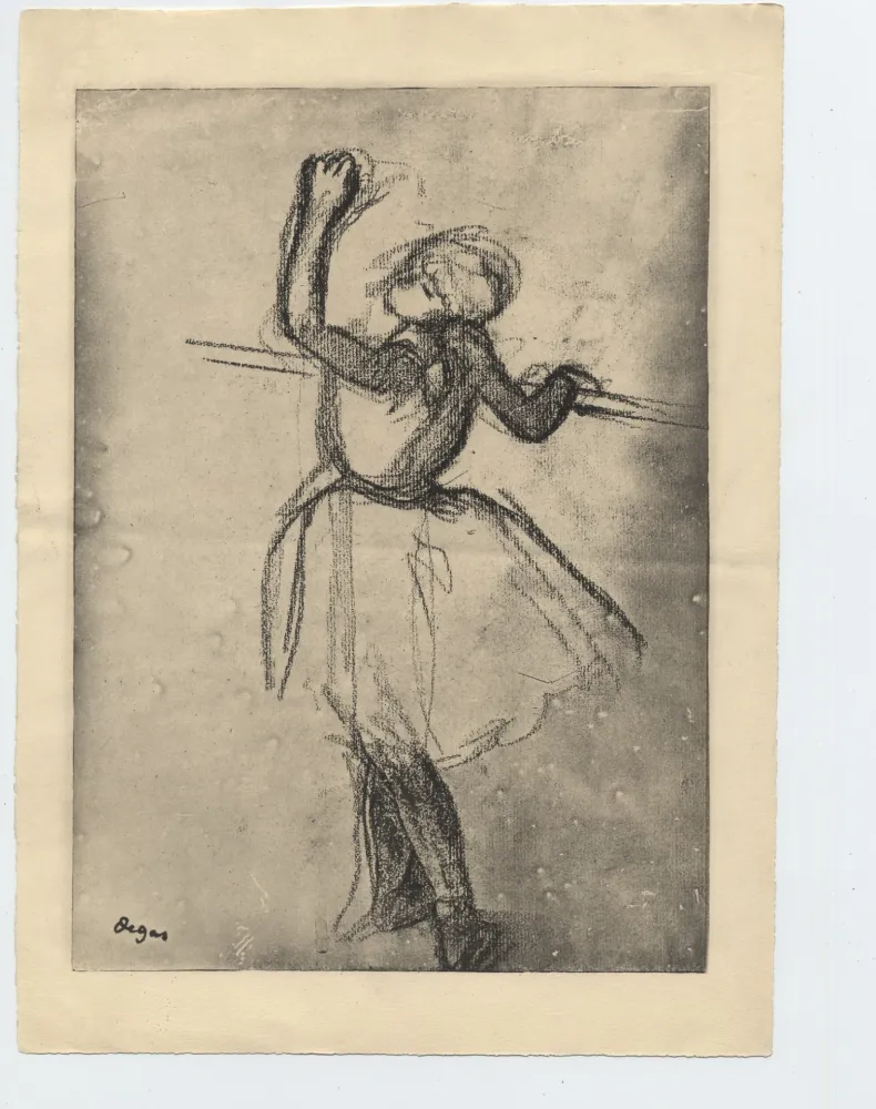 Água-Forte E Água-Tinta Degas - Danseuse (étude, vers 1878)
