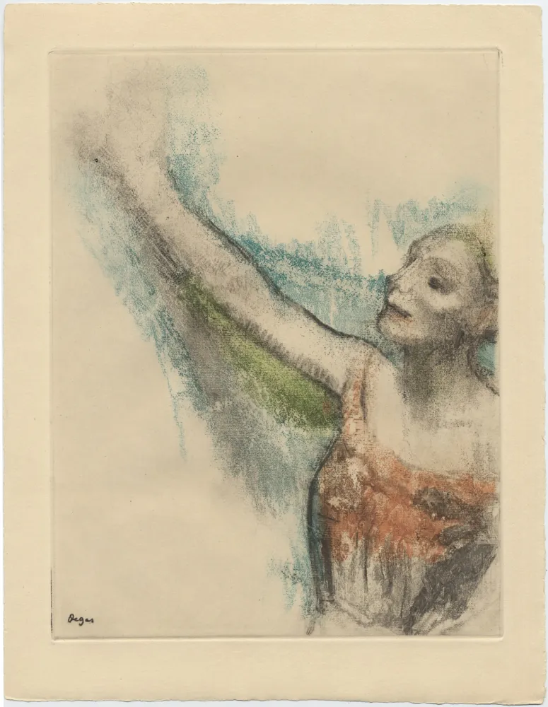 Água-Forte E Água-Tinta Degas - Danseuse (étude, vers 1878-1880)