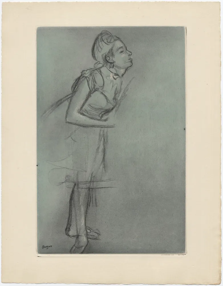 Água-Forte E Água-Tinta Degas - Danseuse (étude, vers 1878)