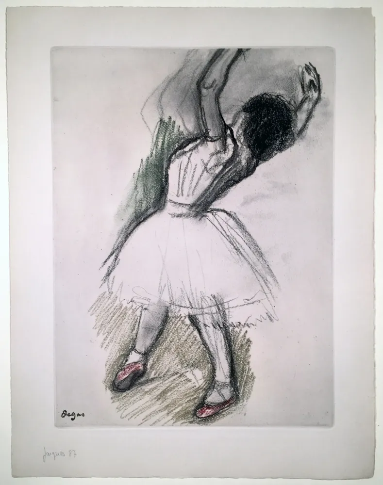 Água-Forte E Água-Tinta Degas - Danseuse (étude, vers 1880)