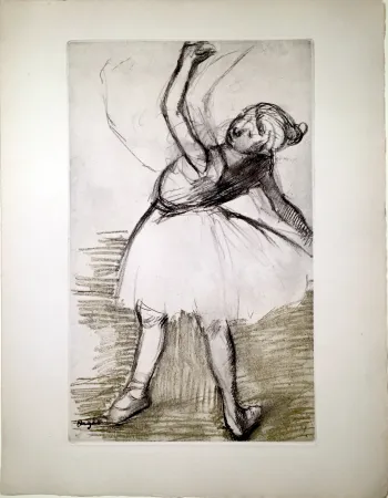 Água-Forte E Água-Tinta Degas - Danseuse (étude, vers 1880)