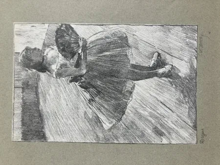 Litografia Degas - Petite danseuse à l'éventail. 1888-1889