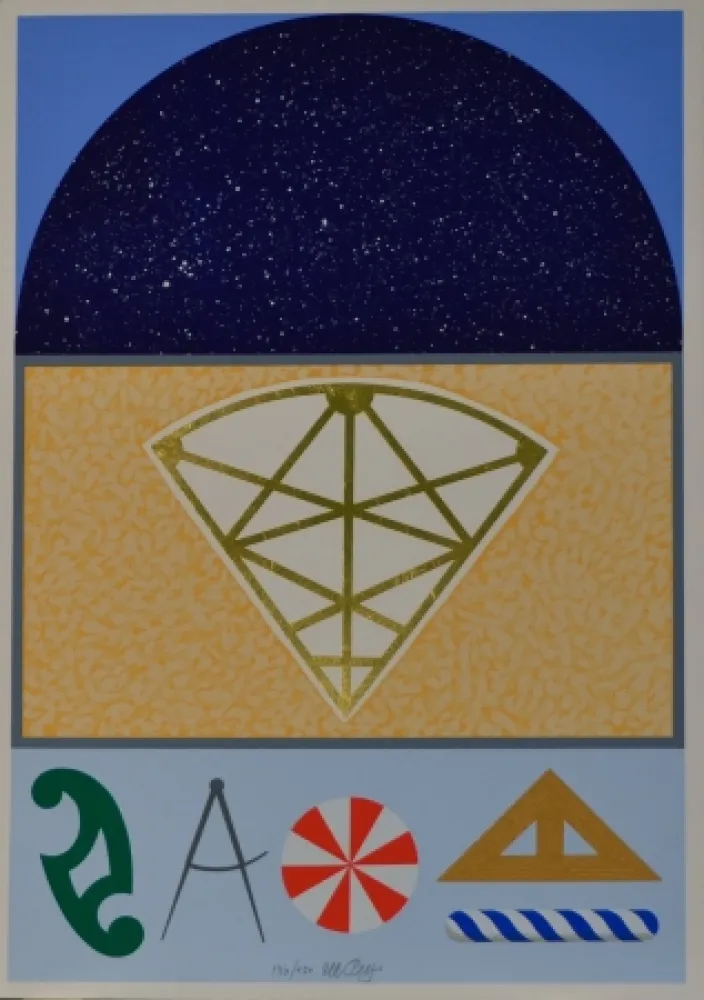 Serigrafia Del Pezzo - Cielo stellato