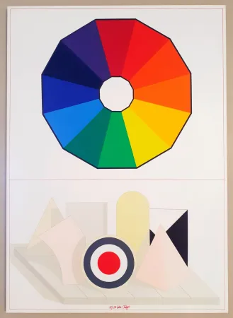 Serigrafia Del Pezzo - Composizione